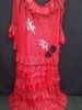 Adult Female Costumes to Hire - Spanish-Red sequin dress